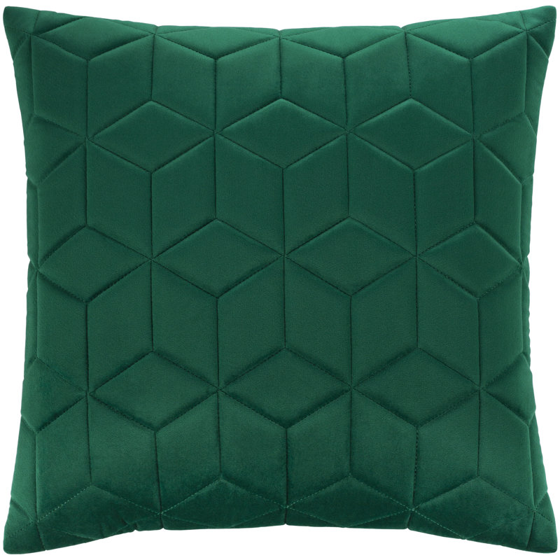 Jocques Velvet Reversible Throw Pillow, 20" x 20", Navy, Pillow Cover Only - No Insert