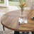 Round Farmhouse Dining Table Brown+Black-866098550