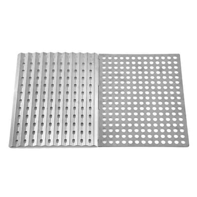 Drap de barbecue réutilisable à double face en acier inoxydable