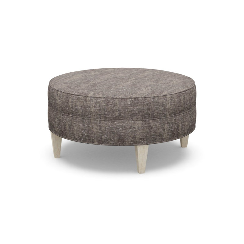 Round Ottoman, 9637-51, Sandstone