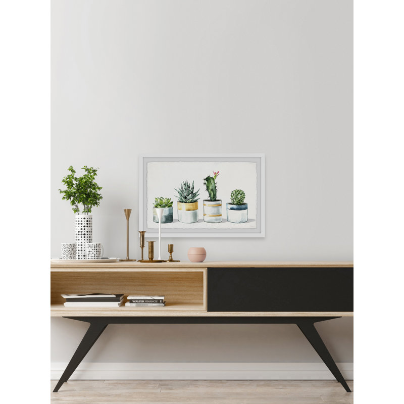 «Cactus Is Perfect», reproduction encadrée, H 8 po x l 12 po x P 1,5 po