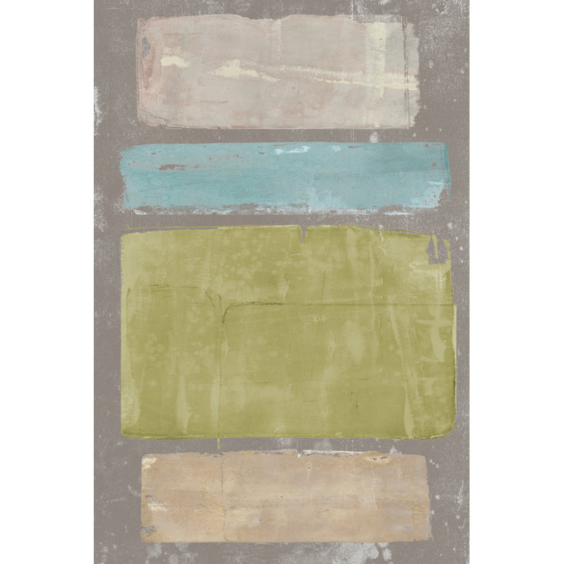 Panelled Colors II - Wrapped Canvas Art Prints, 46cm H x 30cm W x 3.8cm D