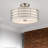 Maricruz Fabric Semi Flush Mount-1213232211