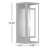 Jarrow Wrought Iron and Glass Outdoor Wall Light-449143348-449143345