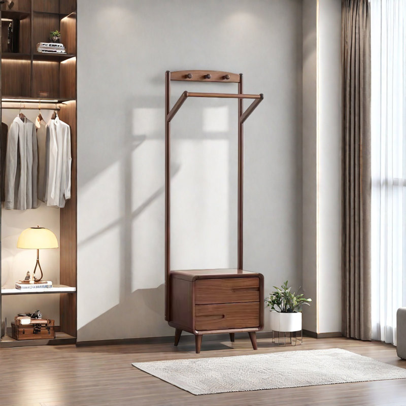 Armoire-penderie en bois massif de qualité supérieure