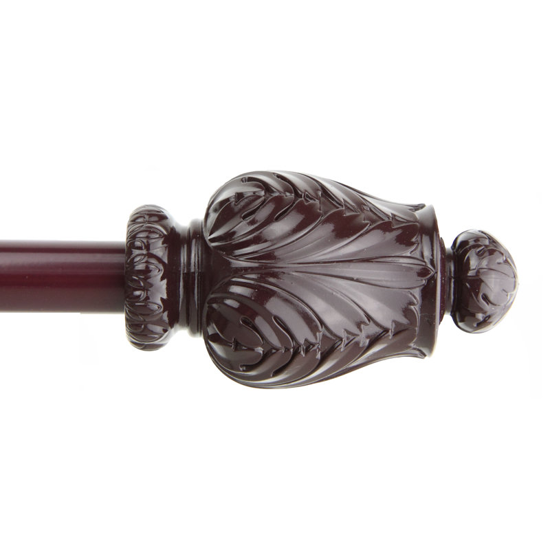 Mcfall Adjustable Single Curtain Rod, 28" - 48" W