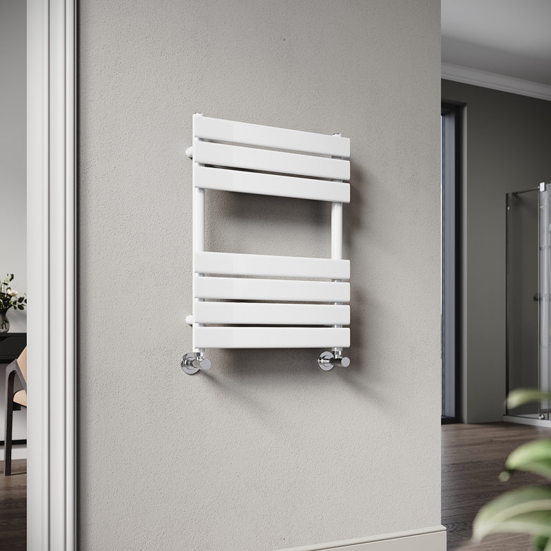 Bernadet 7 Wall Towel Rack, White