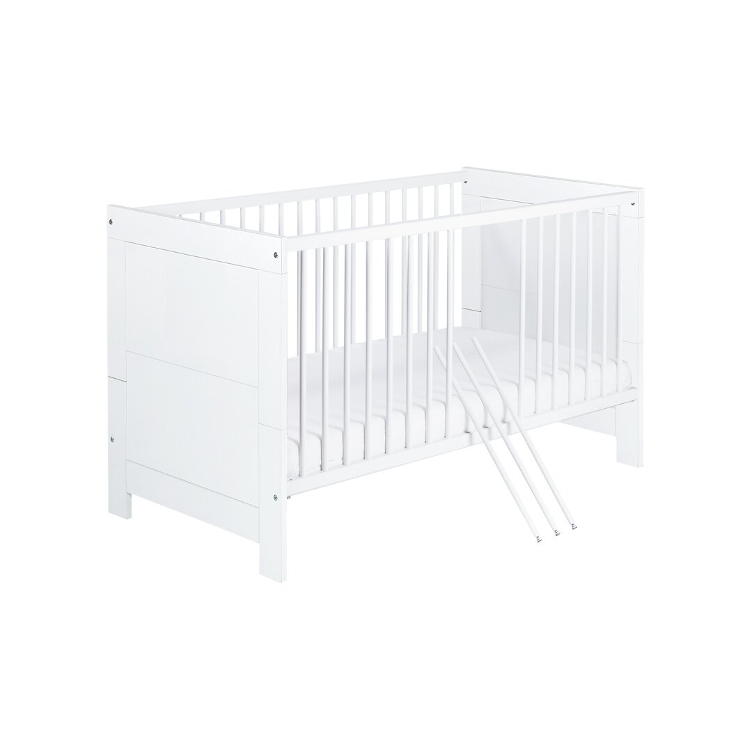 Nordic Baby Cot Bed brown,white