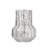 Jhonathon 7" Textured Clear Glass Table Vase-1671581206-1672266903