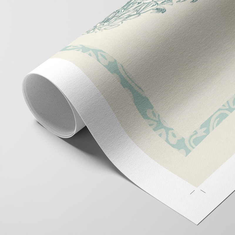 Saule bleu Besler VI - reproduction de toile seulement - non encadrée