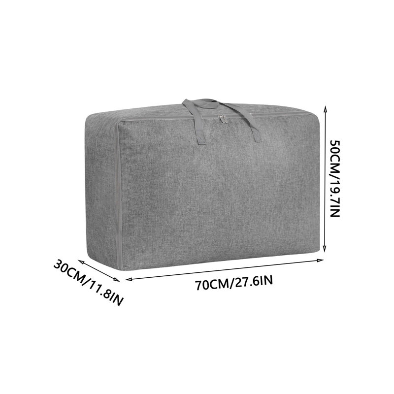 Sac de rangement pour courtepointe, Gray
