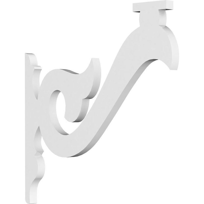 Support de qualité architecturale Hurley, L 5/8 po x P 12 po x H 12 po, Florence, PVC