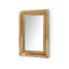 Princeton Rectangle Brass Mirror