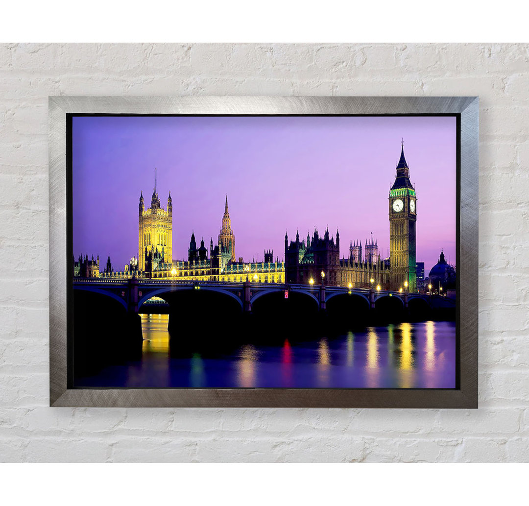 London Bridge City Lights - Einzelner Bilderrahmen Kunstdrucke