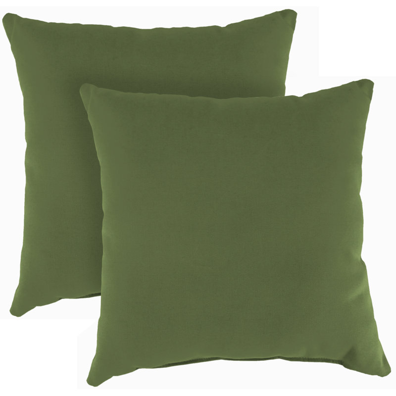 Sunbrella Outdoor Throw Pillow, Green