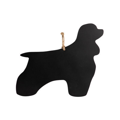 Dog Wall Mounted Chalkboard 40cm H x 50cm W