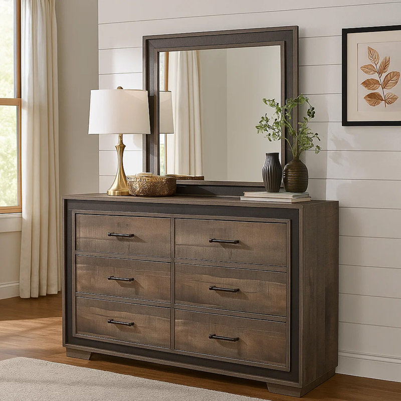 Commode double 6 tiroirs Alize