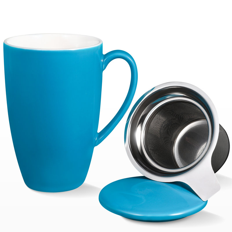 Tasse à thé en céramique Loughguile, Bleu