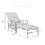 Chaise longue simple inclinable avec coussin Tarpley-283535782-283535785