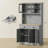 Pantry Cabinet, Freestanding Kitchen Cabinet