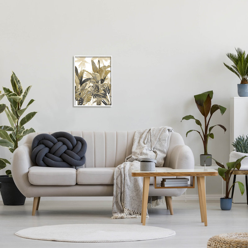 «Tropical Layered Summer Palms», estampe numérique par Kristen Drew, H 20 po x l 16 po x P 1,5 po