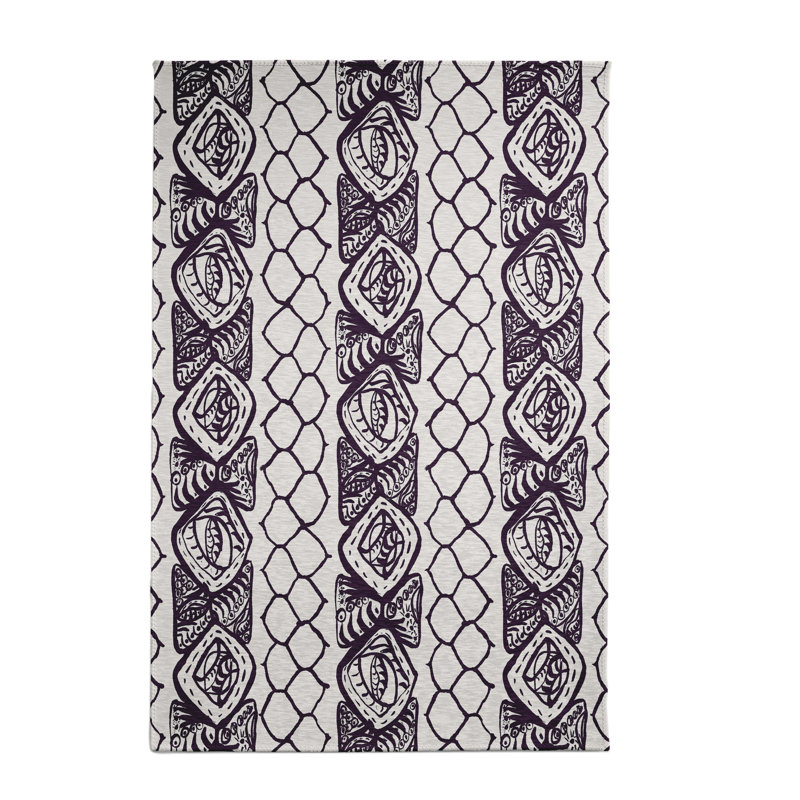 Safari Chenille Geometric Indoor Rug, Rectangle 2' x 3'