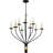 Casius 9-Light Matte Black Chandelier