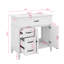 Ensemble de meuble-lavabo simple 36 po avec lavabo en céramique 36 po, armoire de salle de bain avec 2 tiroirs et 2 portes-1321044369