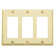 Square 3-Gang Rocker Wall Plate