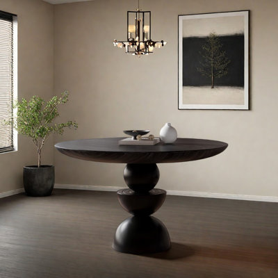 Table ronde durable Pure Black