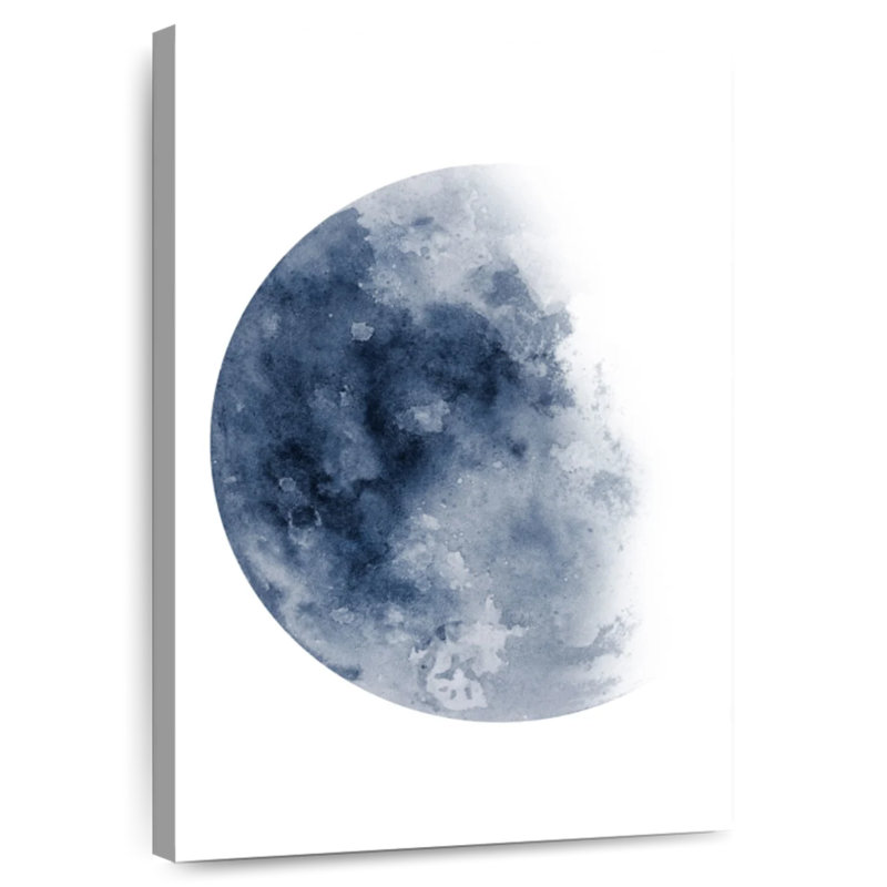 Oberle Blue Moon Waning No. 1, 51" H x 34" W