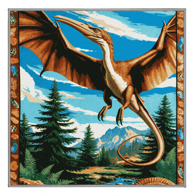 Tapis gris dinosaures lavable à la machine