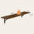 Extra Long Wall Mounted Shelves Set Of 4 With Heavy Duty Metal Brackets, Large Floating Shelves For Living Room, Bedroom, Bathroom, Kitchen, Modern Rustic Home Decor And Storage Solution-117316577