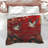 Cranes Cherry Blossoms Koi Comforter-129134635