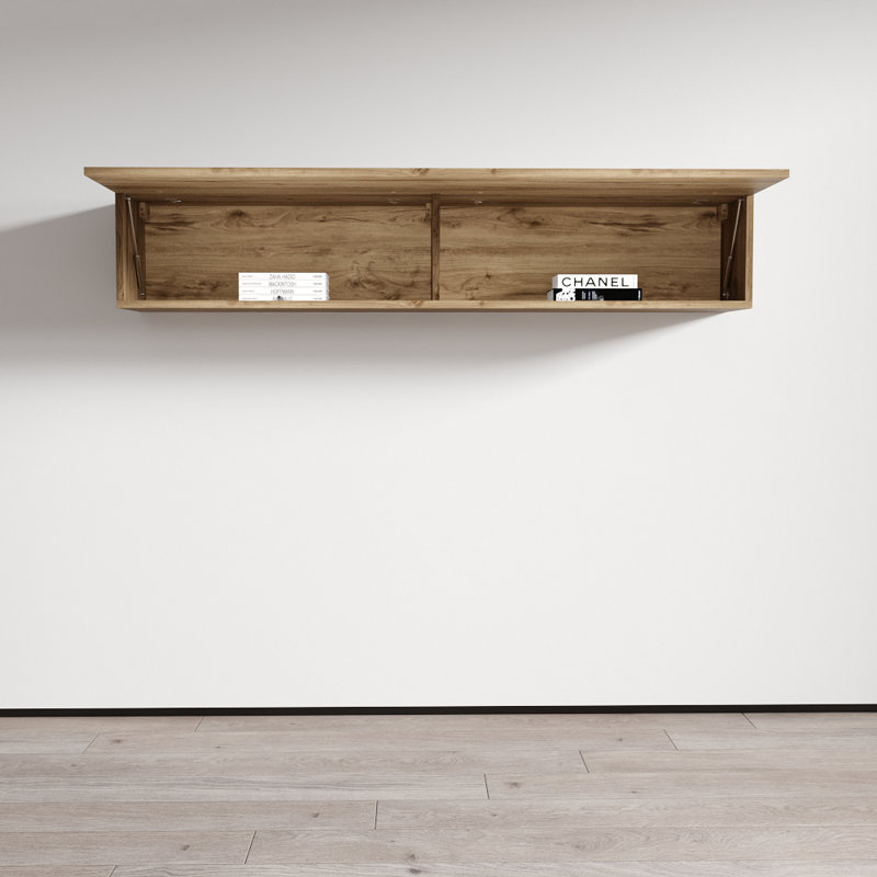 Balroop 2 Piece Floating Shelf, Oak