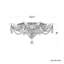 Milano 2 Light 16.5in x 8in Flush Mount in Parchment Gold with Clear Heritage Handcut Crystals-2075835026-2075835032