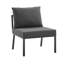 Ensemble de patio extérieur en aluminium 6 pièces Riverside par Modway-763645754-763645753