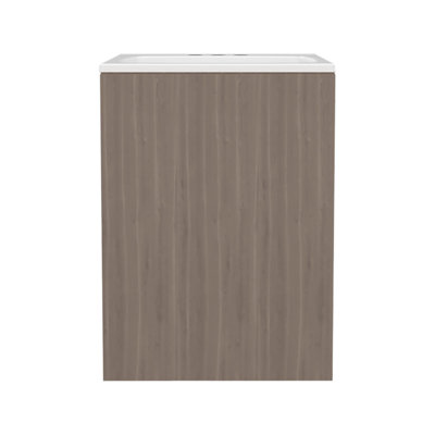 Meuble-lavabo 1 porte, 3 tablettes Froid