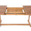Creekmore 8 - Person Acacia Wood Patio Dining Set with Extendable Oval Table , Cushions Included-36361127-128621324