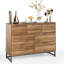 Commode double 7 tiroirs 47,24 po Deaijah