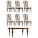 Leesburg Extendable Mahogany Oval Solid Wood Base Dining Table