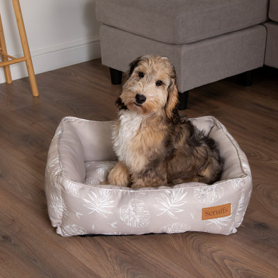 Floral Polyester Pet Bed