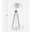 Lampe sur pied Uttermost Anchorage Tri-Pod