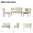Euclid 3-Piece Velvet Living Room Set-57367527