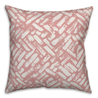  Abstract Strokes Square Pillow Cover & Insert