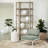 Hancock 94'' H x 44'' W Solid Wood Etagere Bookcase-78947943