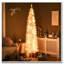 Arbre de Noël artificiel rose 7 pi de haut pré-éclairé