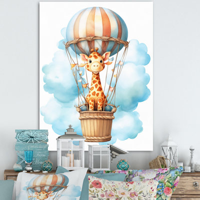 «Nursery Adorable Giraffe IV», reproduction sur toile