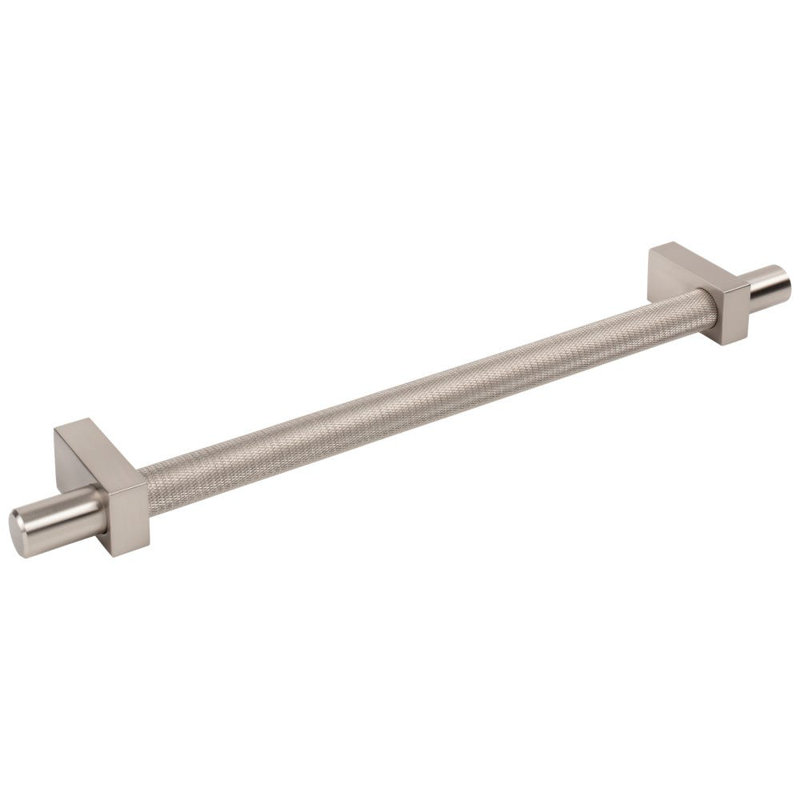 Larkin 3 Knurled Center Appliance Pull, Satin Nickel, 12"