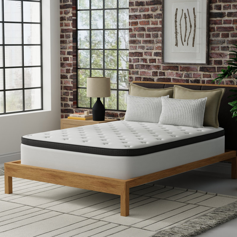 Sleep by Wayfair™ 14" Medium Hybrid Mattress, Queen, 14"